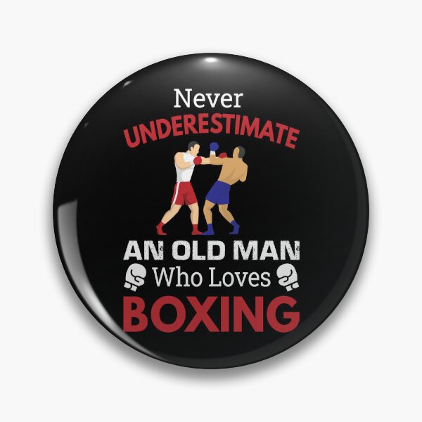 Item preview, Never Underestimate An Old Man Who Loves Boxing gift for coach dad  designed and sold by Mehdi Art.