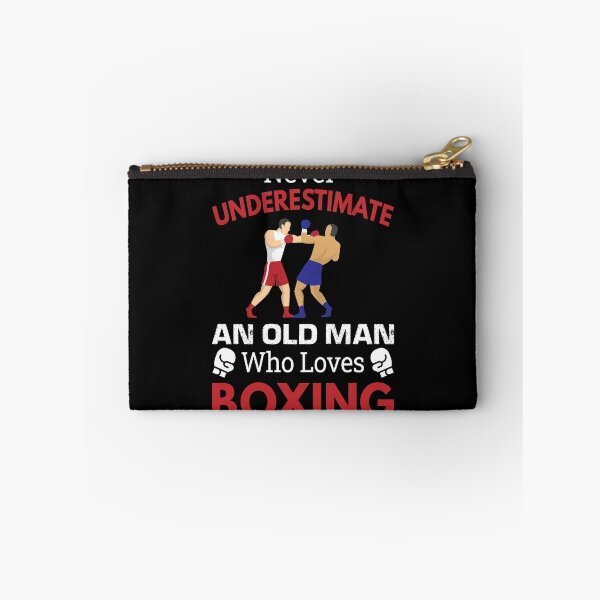 Item preview, Never Underestimate An Old Man Who Loves Boxing gift for coach dad  designed and sold by Mehdi Art.
