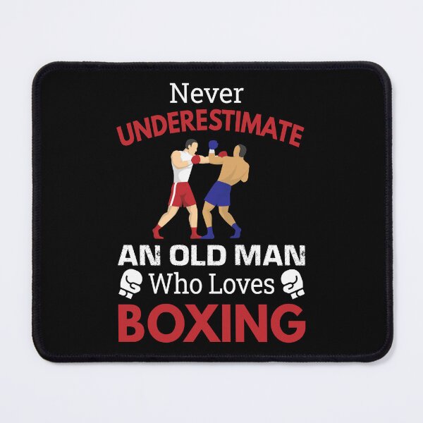 Item preview, Never Underestimate An Old Man Who Loves Boxing gift for coach dad  designed and sold by Mehdi Art.
