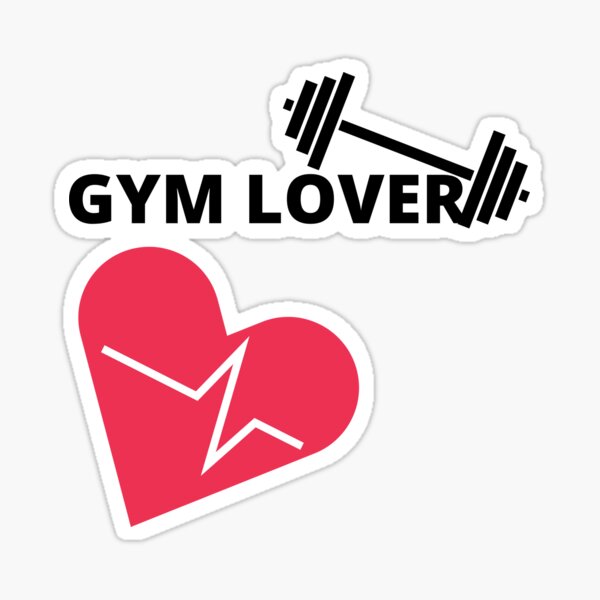 Gym lover design | Sticker