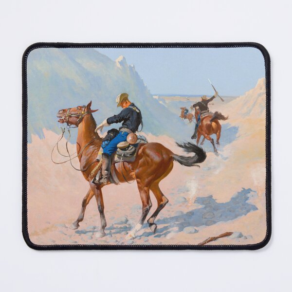 Item preview, The Advance Guard | Frederic Remington | 1890 Wild West Western Art designed and sold by CJET.