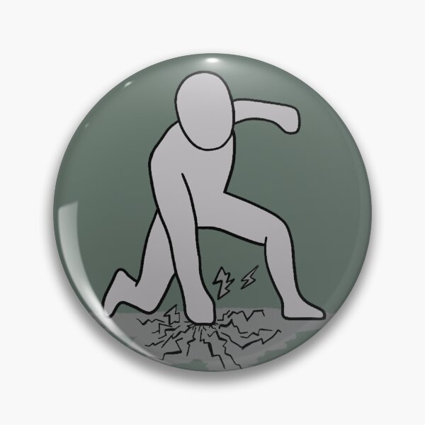Item preview, Superhero Landing with ground smash designed and sold by Crystal Heart CS.