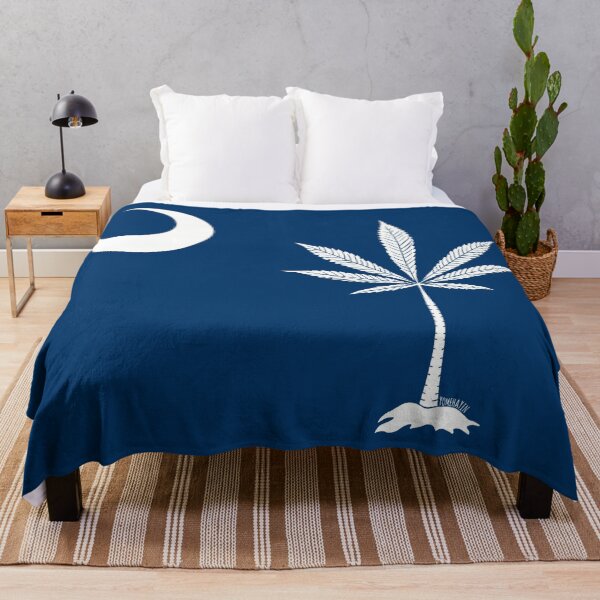 Item preview, South Carolina State Flag Funny Stoner Parody-Pot Leaf and Crescent Moon Only designed and sold by YomeHayin.