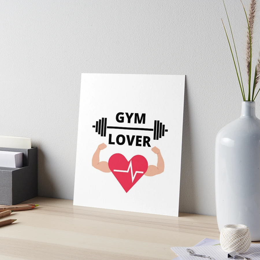 Gym lover design Art Board Print by dominikz96