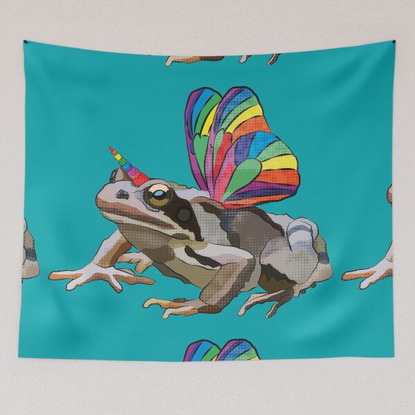 Item preview, Frogicorn / Unitoad (Frog / Toad Unicorn Hybrid) #marchmemes designed and sold by BeeFoxTree.