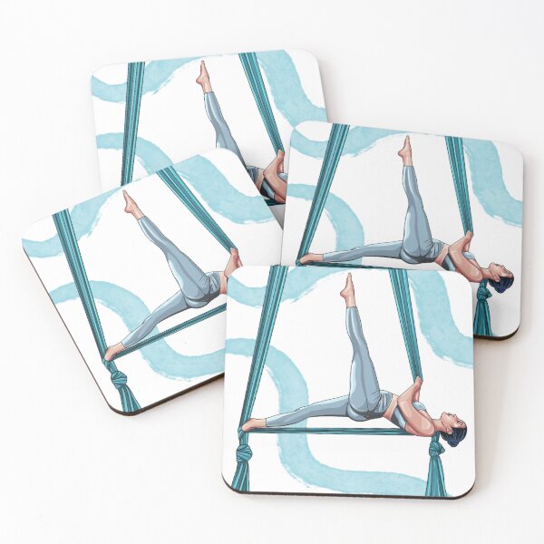 Item preview, Aerialist Silk Performer - Ocean sapphire  designed and sold by Robyn Adams.