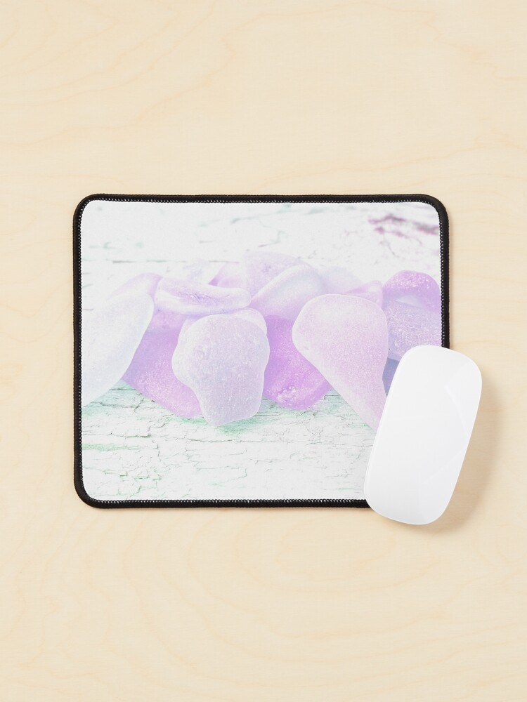 Pastel Soft Girl Aesthetic Style Lilac Sea Glass Beachy Minimalism Decor  Photo 1 of 8 Mouse Pad for Sale by TerryArts