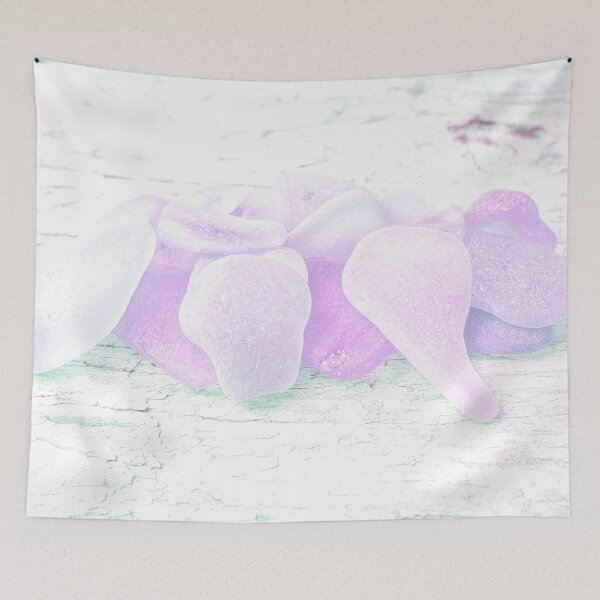 Item preview, Pastel Soft Girl Aesthetic Style Lilac Sea Glass Beachy Minimalism Decor Photo 1 of 8 designed and sold by Beachy.