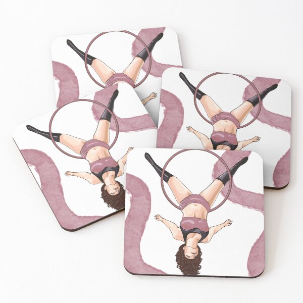 Item preview, Lyra Aerial Hoop Performer - Blush Wine designed and sold by Robyn Adams.