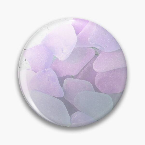 Item preview, Pastel Soft Girl Aesthetic Style Lilac Sea Glass Beachy Minimalism Decor Photo 2 of 8 designed and sold by Beachy.