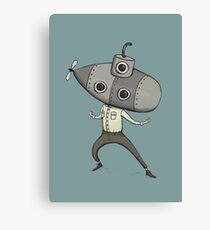 Submarine Man Canvas Print