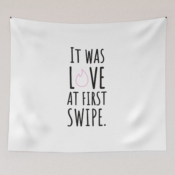 Item preview, It was love at first swipe - wedding - funny - tshirts - cool gifts designed and sold by WeddingStuffArt.