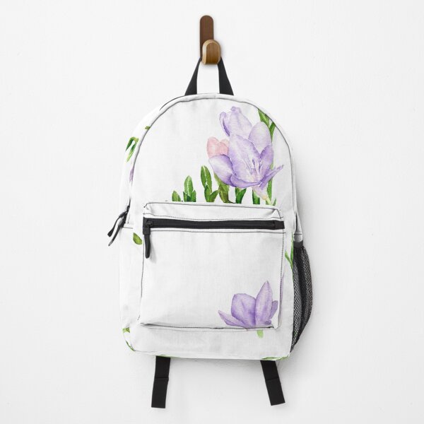 Item preview, Watercolor Painting_Purple Freesia flowers designed and sold by AmyBlossomArt.
