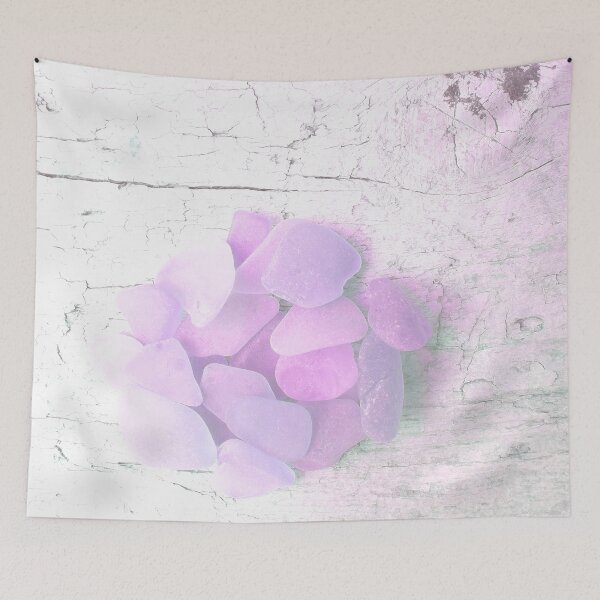 Item preview, Pastel Soft Girl Aesthetic Style Lilac Sea Glass Beachy Minimalism Decor Photo 3 of 8 designed and sold by Beachy.