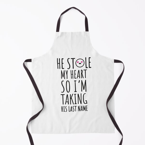 Item preview, He stole my heart so I’m taking his last name - Wedding - Wedding - marriage - wedding USA - postcard designed and sold by WeddingStuffArt.