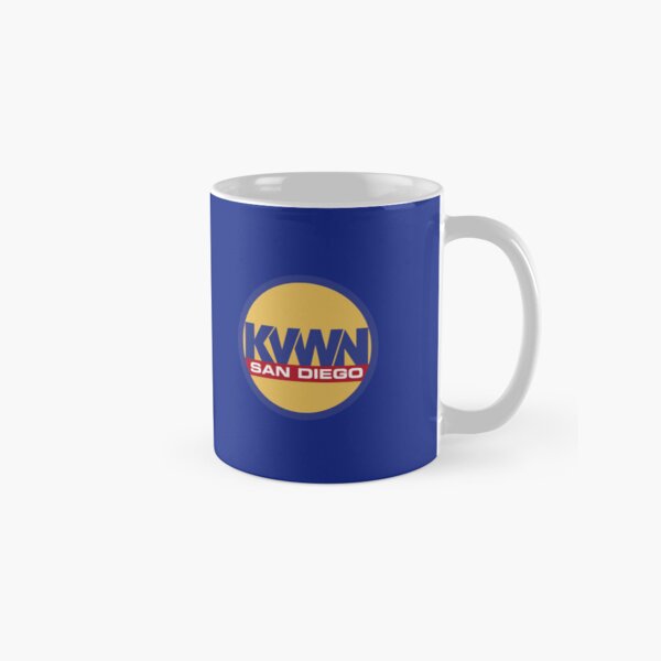 Item preview, KVWN Channel 4 San Diego (blue mug) designed and sold by Metro42.