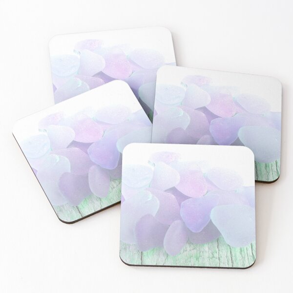 Item preview, Pastel Soft Girl Aesthetic Style Lilac Sea Glass Beachy Minimalism Decor Photo 4 of 8 designed and sold by Beachy.
