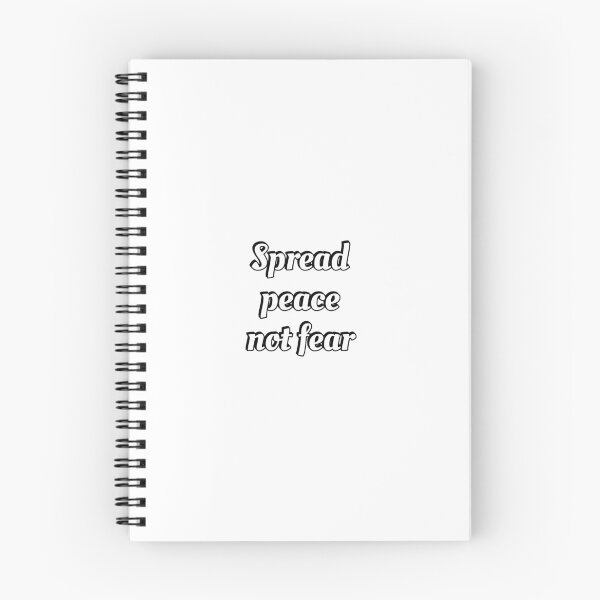 Item preview, Spread Peace Not Fear designed and sold by Inspirationmotivation.