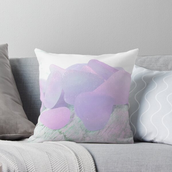 Item preview, Pastel Soft Girl Aesthetic Style Lilac Sea Glass Beachy Minimalism Decor Photo 5 of 8 designed and sold by Beachy.