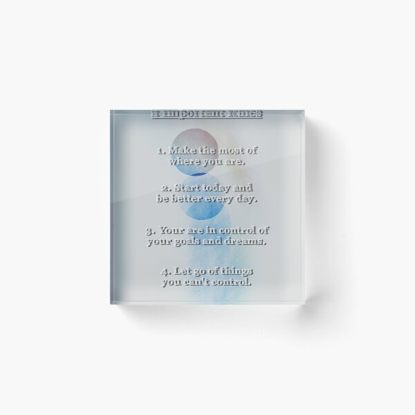 Item preview, 4 Important Rules of life & business success designed and sold by hiunlimit.