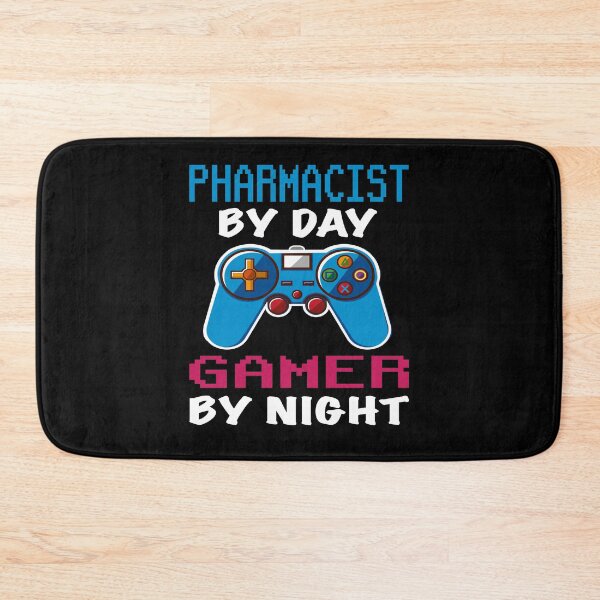 Item preview, pharmacist By Day Gamer By Night shirt, Funny pharmacist Gamer Birthday Gift, pharmacist Dad Husband Boyfriend Video games Lovers Christmas Gift designed and sold by xlnv.