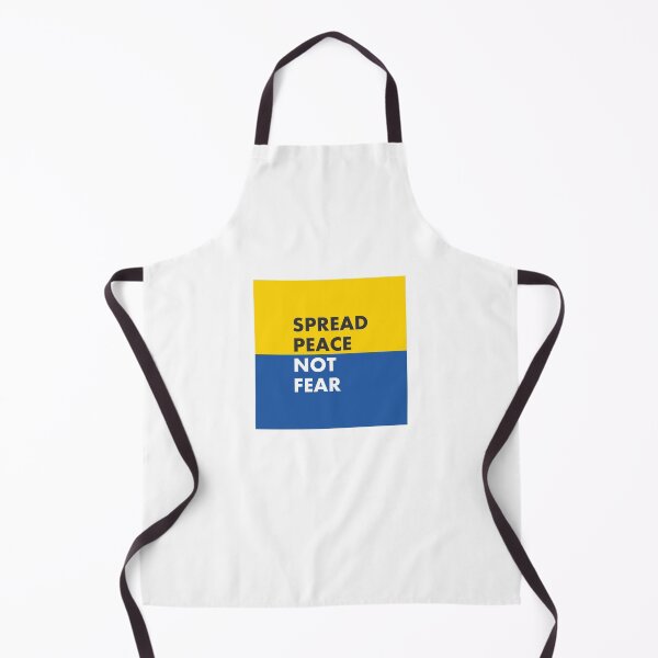 Item preview, Spread Peace Not Fear   Ukrainian Flag  designed and sold by Inspirationmotivation.