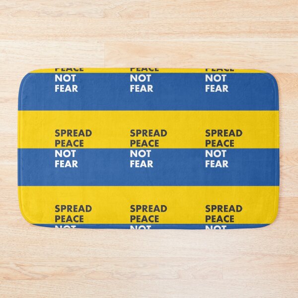 Item preview, Spread Peace Not Fear   Ukrainian Flag  designed and sold by Inspirationmotivation.