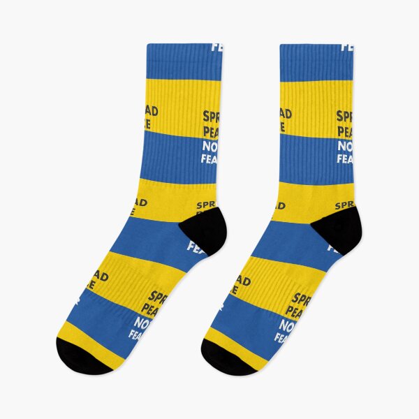 Item preview, Spread Peace Not Fear   Ukrainian Flag  designed and sold by Inspirationmotivation.