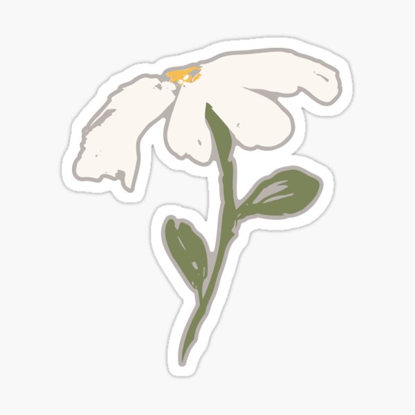 December Birth Flower Sticker - Narcissus