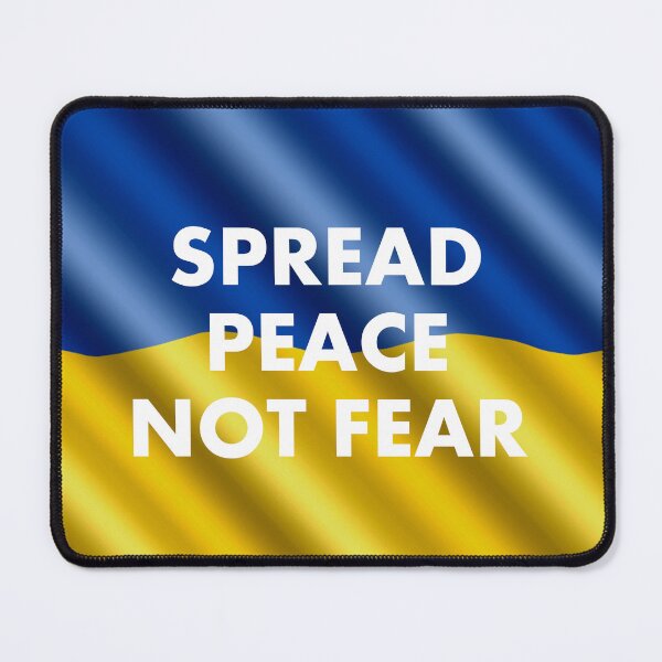 Item preview,  Ukrainian Flag , Spread Peace Not Fear    designed and sold by Inspirationmotivation.