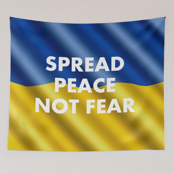 Item preview,  Ukrainian Flag , Spread Peace Not Fear    designed and sold by Inspirationmotivation.