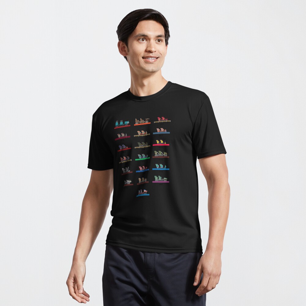 RMC Rocky Mountain Construction Coaster Cars Design | Classic T-Shirt