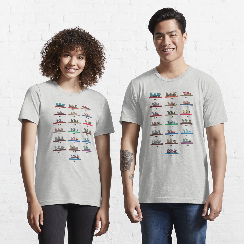 RMC Rocky Mountain Construction Coaster Cars Design Essential T-Shirt