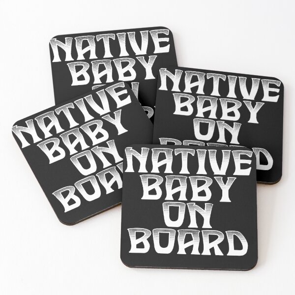 Item preview, Native Baby on Board / White designed and sold by JMWCD.