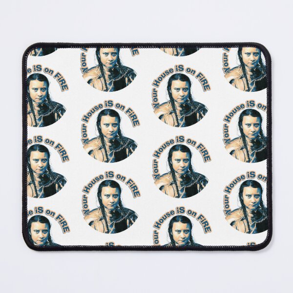 Item preview, Greta Thunberg - Your House is On Fire designed and sold by LindaLaforgeArt.