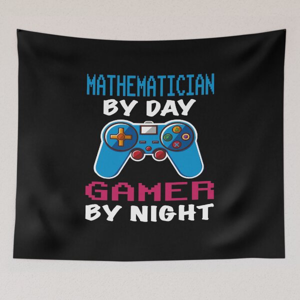 Item preview, mathematician By Day Gamer By Night shirt, Funny mathematician Gamer Birthday Gift, mathematician Dad Husband Boyfriend Video games Lovers Christmas Gift designed and sold by xlnv.