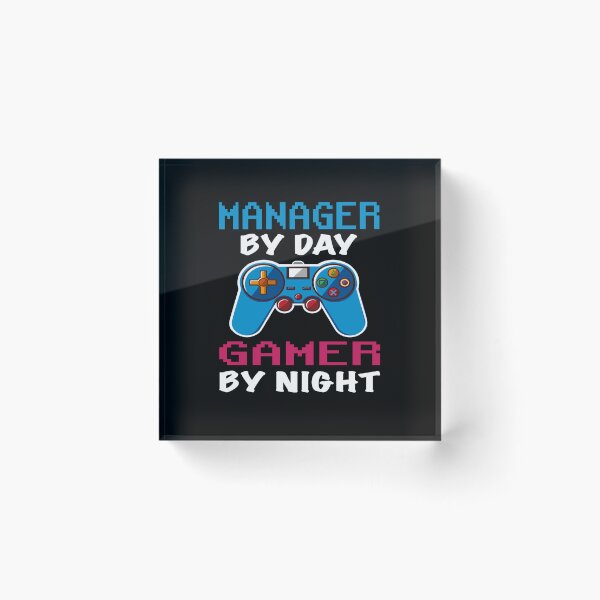 Item preview, manager By Day Gamer By Night shirt, Funny manager Gamer Birthday Gift, manager Dad Husband Boyfriend Video games Lovers Christmas Gift designed and sold by xlnv.