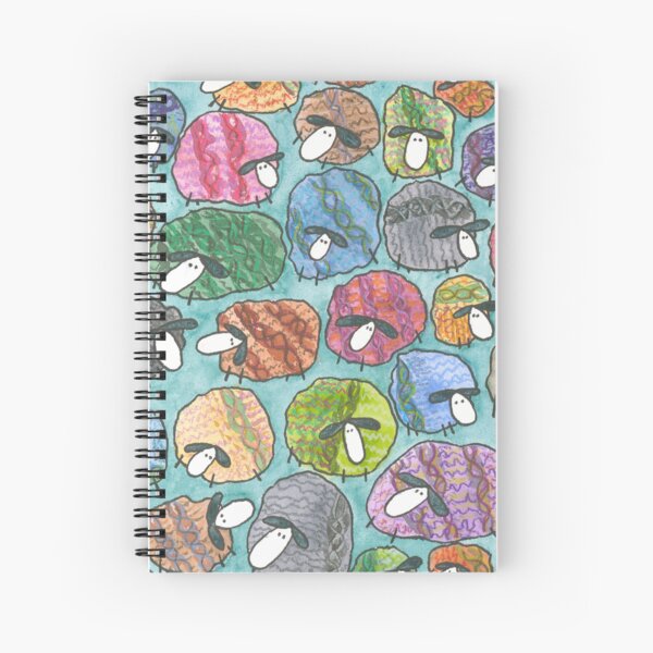 Knit one, Purl ewe Spiral Notebook