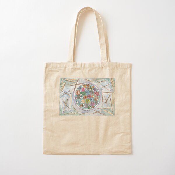 Knit one, Purl ewe Cotton Tote Bag