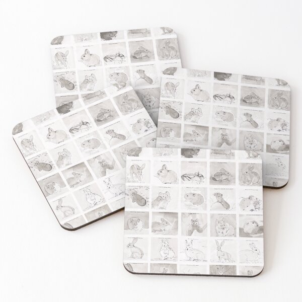 Item preview, Lagomorpha (with labels) designed and sold by Z Roesler.