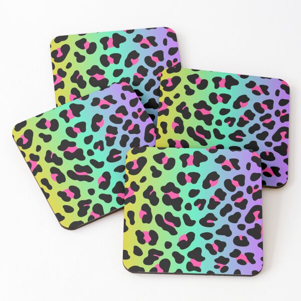 Item preview, Neon Rainbow Leopard Print designed and sold by newburyboutique.