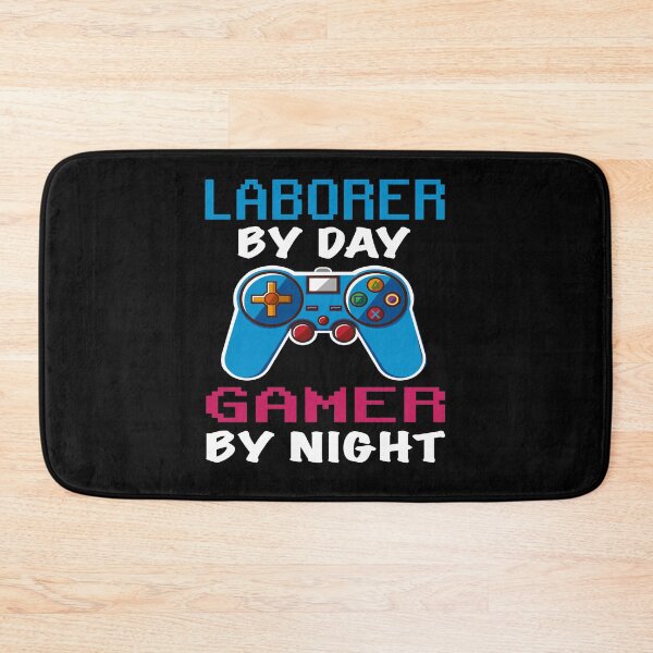 Item preview, laborer By Day Gamer By Night shirt, Funny laborer Gamer Birthday Gift, laborer Dad Husband Boyfriend Video games Lovers Christmas Gift designed and sold by xlnv.