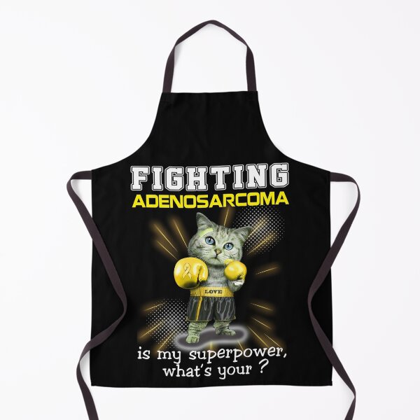 Item preview, Funny Cat Fighting Adenosarcoma Is My Superpower What's Your designed and sold by Kohend.