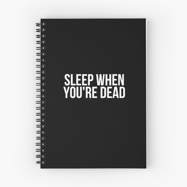 Item preview, Sleep When You're Dead designed and sold by BigMovesHustler.