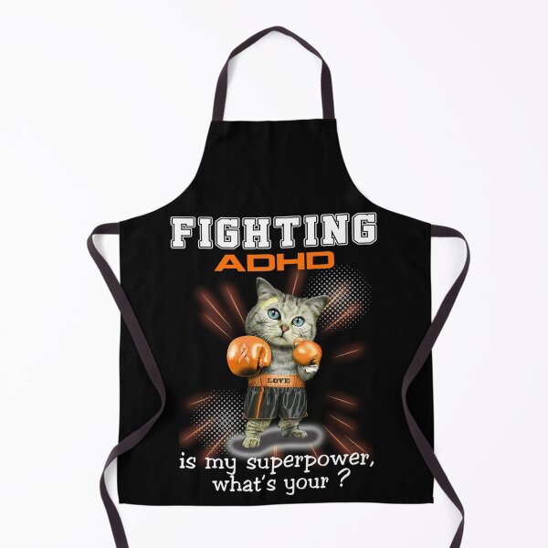 Item preview, Funny Cat Fighting ADHD Is My Superpower What's Your designed and sold by Kohend.