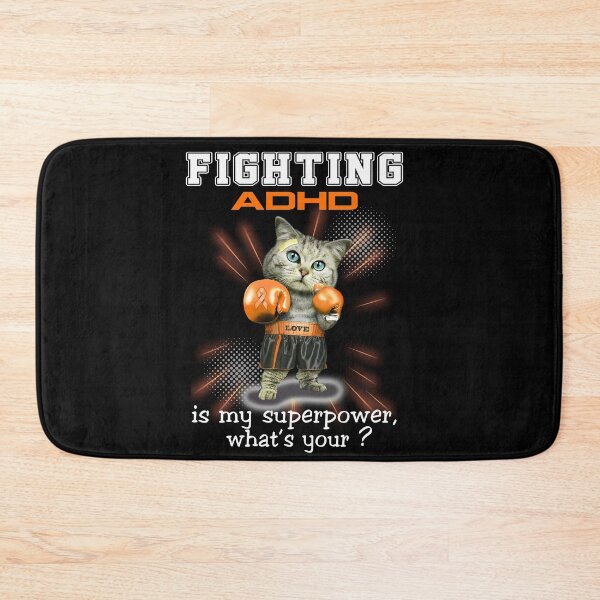 Item preview, Funny Cat Fighting ADHD Is My Superpower What's Your designed and sold by Kohend.