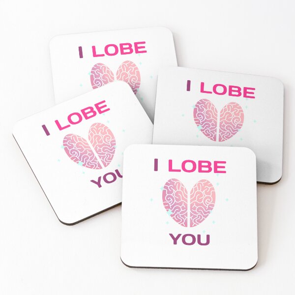 Item preview, I LOBE YOU FUNNY NEUROSCIENCE PUN GRAPHIC designed and sold by storebythom.