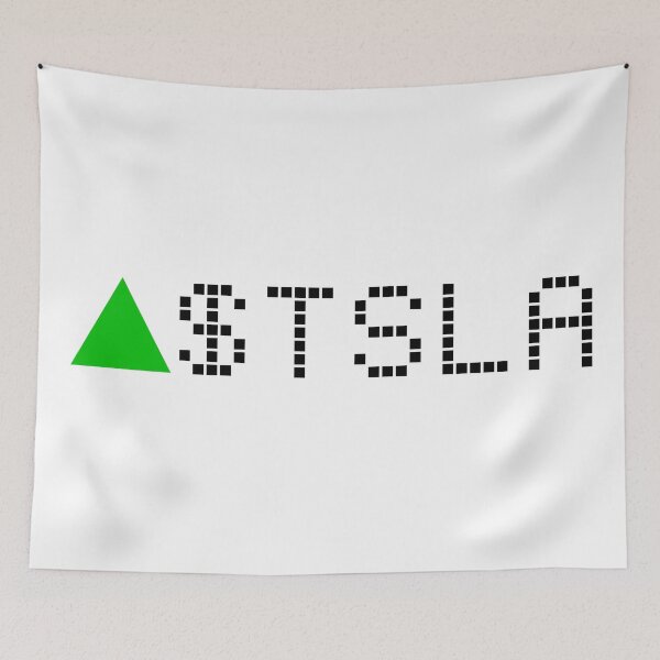 Item preview, Tesla Stock Ticker Green designed and sold by frankyou.