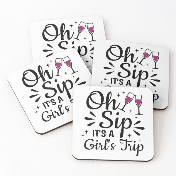 Item preview, Oh Sip It's a Girl's Trip  designed and sold by Angyee-patipat.