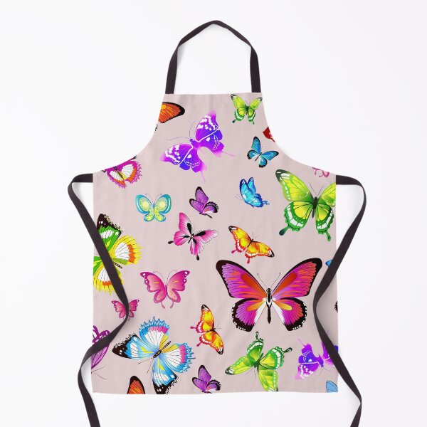 Item preview, Blush Pink Rainbow Butterflies Pattern designed and sold by newburyboutique.